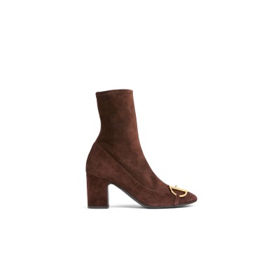 GUCCI WOMEN'S ANKLE BOOT WITH HALF HORSEBIT 849549